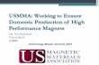 USMMA: Working to Ensure Domestic Production of High Performance Magnets
