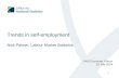 Trends in self-employment Nick Palmer,  Labour  Market Statistics ONS Economic Forum 10 July 2014
