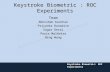 Keystroke Biometric : ROC Experiments