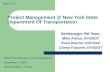 Project Management @ New York State Department Of Transportation