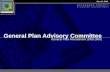 General Plan Advisory Committee