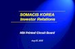 SOMACIS KOREA  Investor Relations