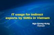 IT usage for indirect  exports by SMEs in Vietnam