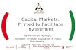 Capital Markets: Primed to Facilitate Investment