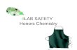 LAB SAFETY Honors Chemistry