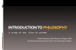 Introduction to  philosophy