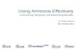 Using Ammonia Effectively Overcoming Obstacles and Maximising Benefits