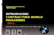 Introducing  Contractors World MAGAZINES 2011