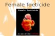 Female  foeticide