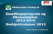 Rådmannens forslag til Handlingsprogram og Økonomiplan  2013-2016 Budsjettrammer 2013