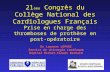 21 ème  Congrès du Collège National des Cardiologues Français