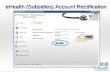 eHealth Account Rectification