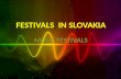 Festivals   in Slovakia