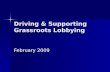 Driving & Supporting Grassroots Lobbying