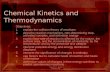 Chemical Kinetics and Thermodynamics