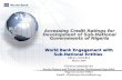 Accessing Credit Ratings for Development of Sub-National Governments of Nigeria