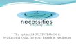 The optimal MULTIVITAMIN & MULTIMINERAL for your health & wellbeing