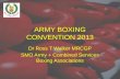 ARMY BOXING CONVENTION 2013