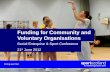 Funding for Community and Voluntary Organisations