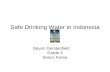 Safe Drinking Water in Indonesia