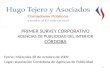 PRIMER SURVEY CORPORATIVO AGENCIAS DE PUBLICIDAD DEL INTERIOR CÓRDOBA
