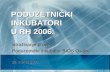 PODUZETNIČKI INKUBATORI  U RH 2006.