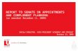 REPORT TO SENATE ON APPOINTMENTS AND COMPLEMENT PLANNING  (as amended: December 11, 2008)