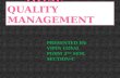 TOTAL QUALITY        MANAGEMENT