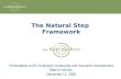 The Natural Step  Framework
