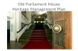 Old Parliament House Heritage Management Plan