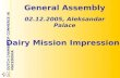 General Assembly 02.12.2005, Aleksandar Palace