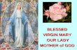 BLESSED  VIRGIN MARY  OUR LADY MOTHER of GOD