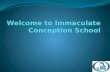 Welcome to Immaculate Conception School