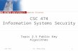 CSC 474 Information Systems Security