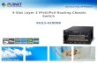 4-Slot Layer 3 IPv6/IPv4 Routing Chassis Switch