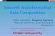 Towards Transformation Rule Composition
