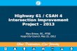Highway 61 / CSAH 4 Intersection  Improvement Project -  2013