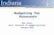 Budgeting for  Assessors