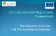 Contractual and Regulatory Framework