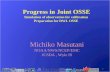 Progress in Joint OSSE Simulation of observation for calibration  Preparation for DWL OSSE