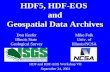 HDF5, HDF-EOS  and Geospatial Data Archives