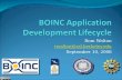 BOINC Application Development Lifecycle
