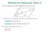 Midterm Review Part I