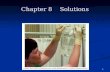 Chapter 8    Solutions