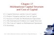 Chapter 17 Multinational Capital Structure  and Cost of Capital