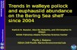 Trends in walleye pollock and euphausiid abundance on the Bering Sea shelf since 2004
