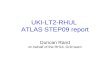 UKI-LT2-RHUL  ATLAS STEP09 report Duncan Rand on behalf of the RHUL Grid team