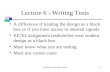 Lecture 6 - Writing Tests