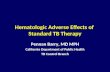 Hematologic Adverse Effects of  Standard TB Therapy