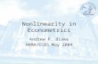 Nonlinearity in Econometrics